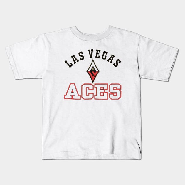 Las vegas (aces) Kids T-Shirt by Mulan Lake Mysteries